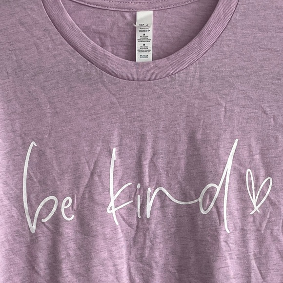 Pink Lily size medium purple “be kind” t-shirt. Brand new, never worn. - Picture 2 of 2